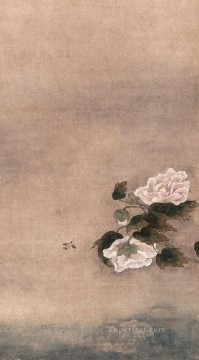 チェン・シュアン Painting - 蓮の古い墨の水の中の影